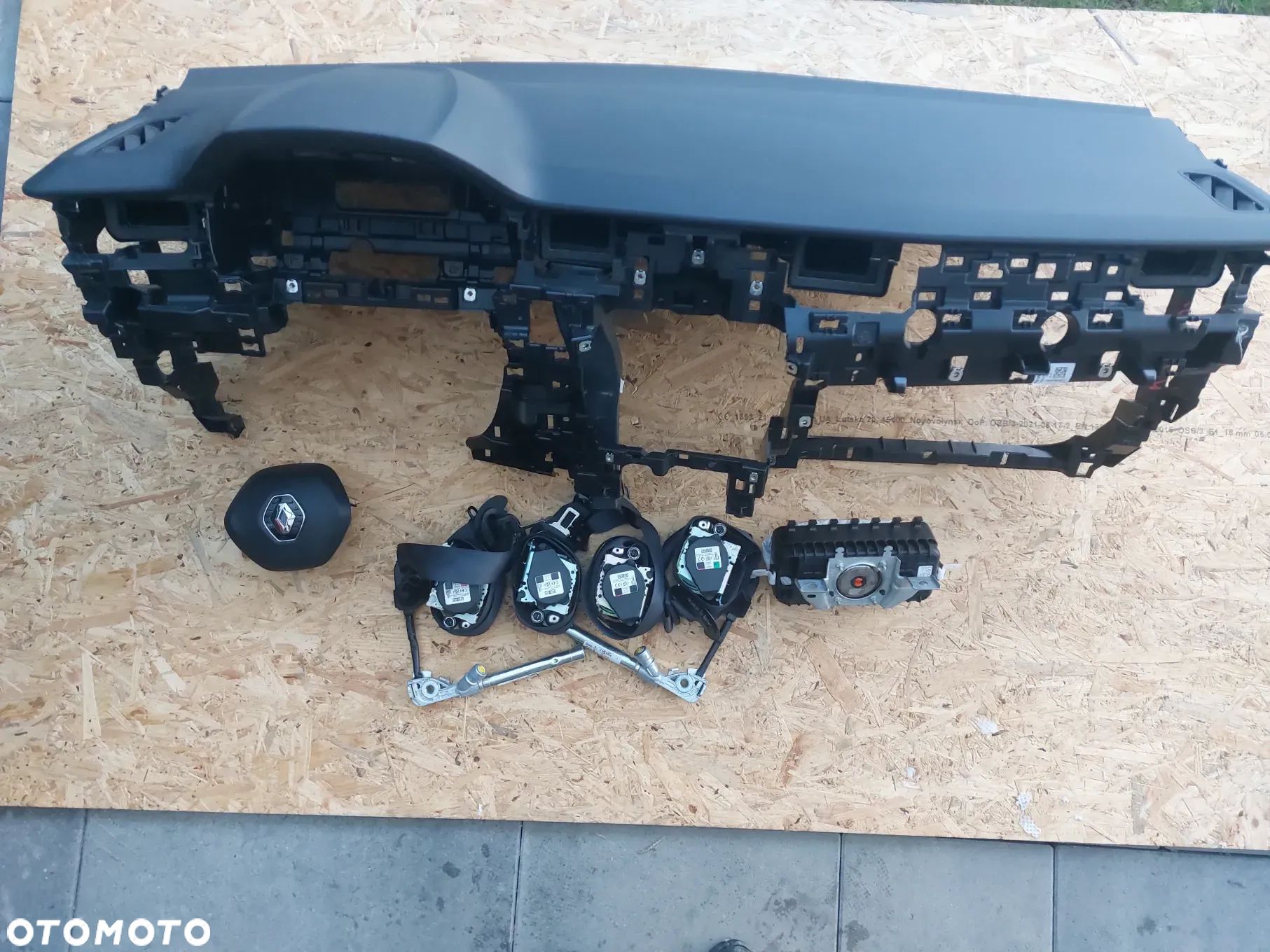 RENAULT CAPTUR 2 AIR BAG  komplet konsola DESKA ROZDIELCZA KONSOLA PASY - 1