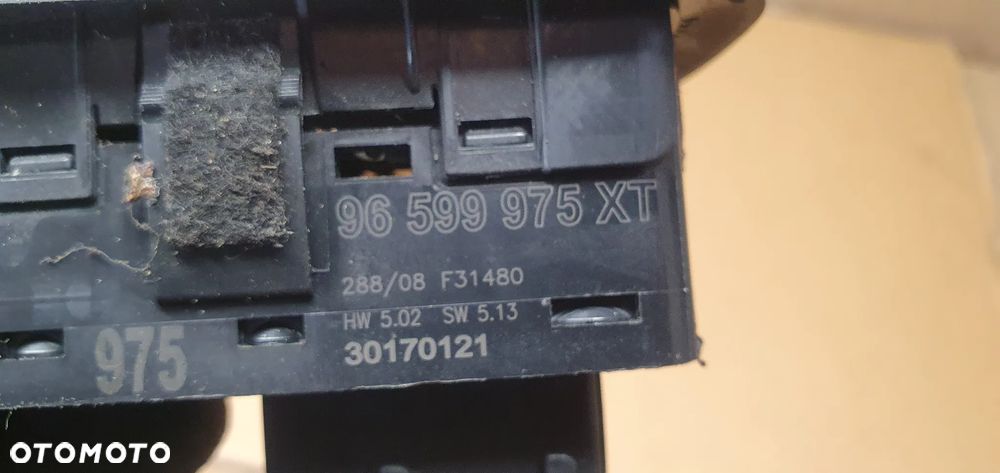 Panel szyb przełącznik lusterek Citroen C5 III 96599975XT - 5