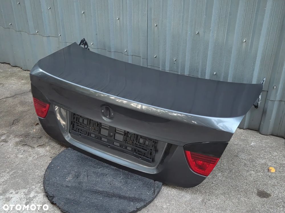 BMW 3 E90 KLAPA BAGAŻNIKA KOMPLETNA A22 SPARKLING GRAPHITE METALLIC POMORSKIE - 3