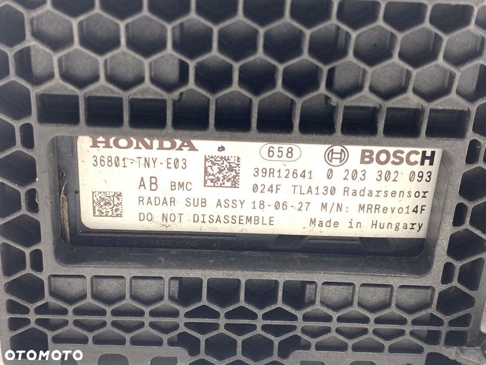 RADAR DISTRONIC  HONDA CR-V V (RW_, RT_) 2016 - 2022 1.5 VTEC AWD (RW2) 127 kW [173 KM] benzyna 2017 - 4