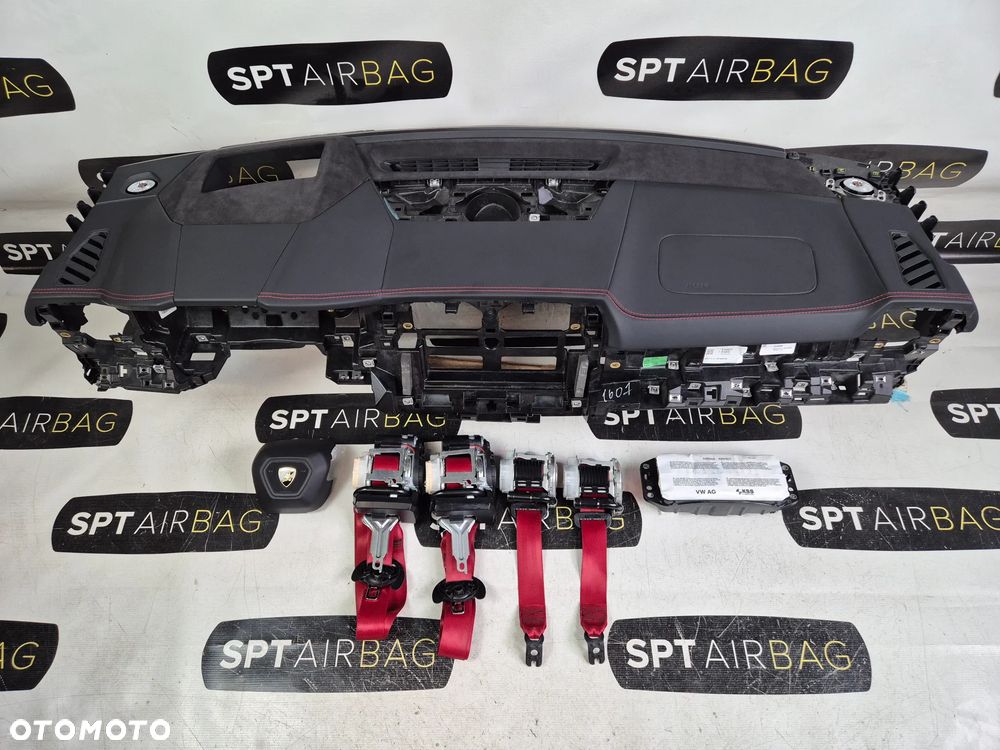 LAMBORGHINI URUS DESKA ROZDZIELCZA KONSOLA KOKPIT PULPIT PODUSZKI AIRBAG AIR BAG PASY KIT SET - 1