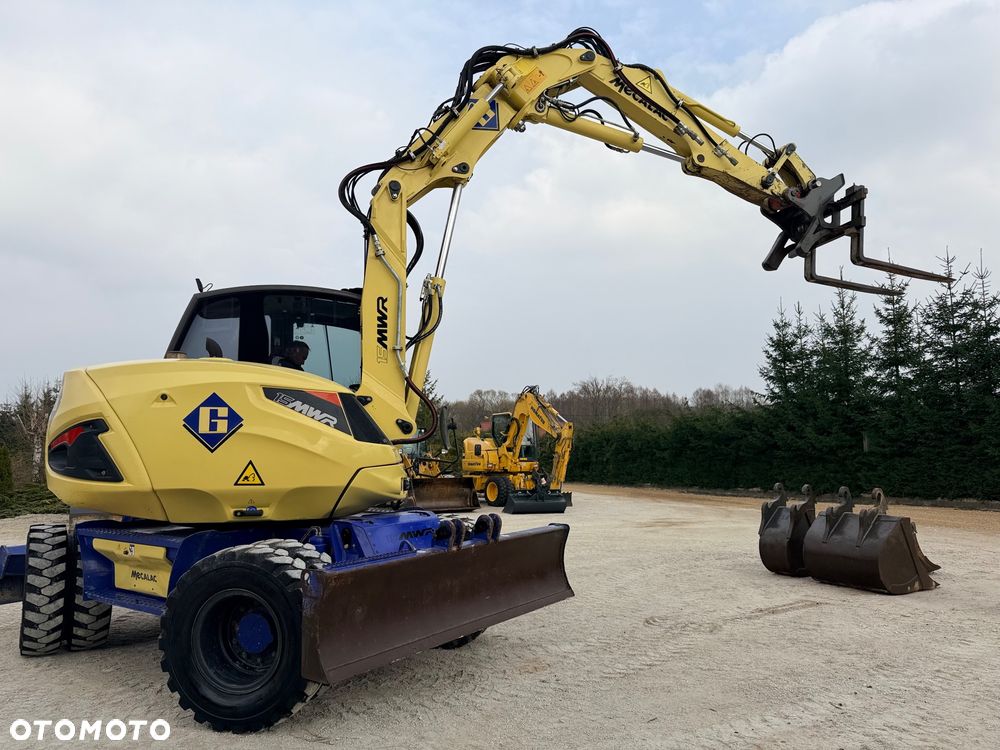 Mecalac Koparka 14 ton MECALAC 15 MWR koparko-ładowarka 3 łyżki widły 1 wł Centr.smarowanie Opony na BLIŹNIAKU 80%Camso ładowarka 714 12MTX 4x4 skrętne KLIMA kabina Premium silnik 146KM DEUTZ szybka 35km/h - 27