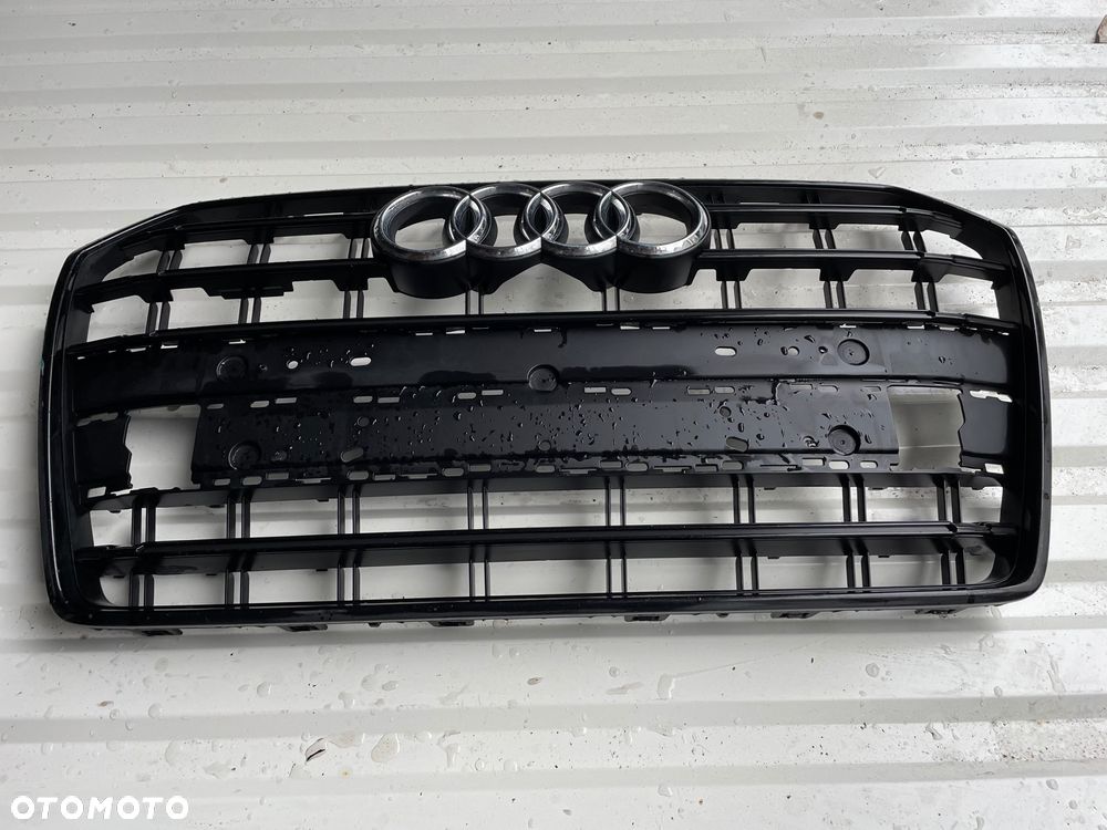 ATRAPA CHŁODNICY PRZÓD GRILL AUDI A6 C7 4G0 COMPETITION S6 BLACK 4G0853653T - 5