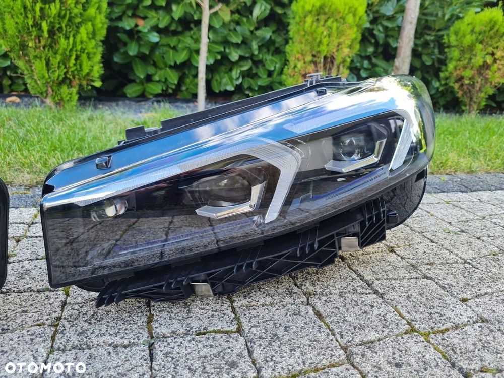 BMW 3 G20 G21 LIFT Lampy przód Full Led Adaptive Shadow Line Black Skrętny - 4