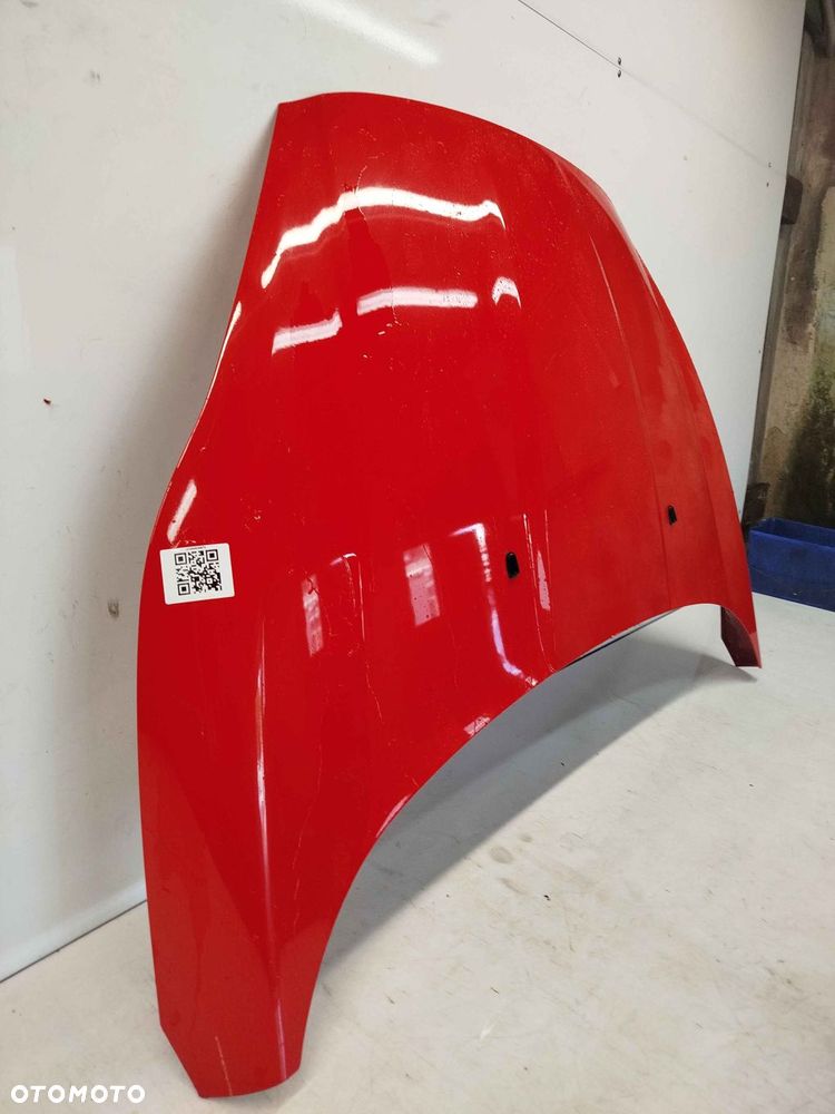 + MASKA POKRYWA SILNIKA FORD FIESTA MK.7 7 VII LIFT FL K9 CZERWONA - 3