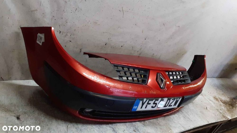 !  ZDERZAK PRZÓD PRZEDNI DO RENAULT SCENIC II 2 HALOGENY TEB76 BORDOWY - 4