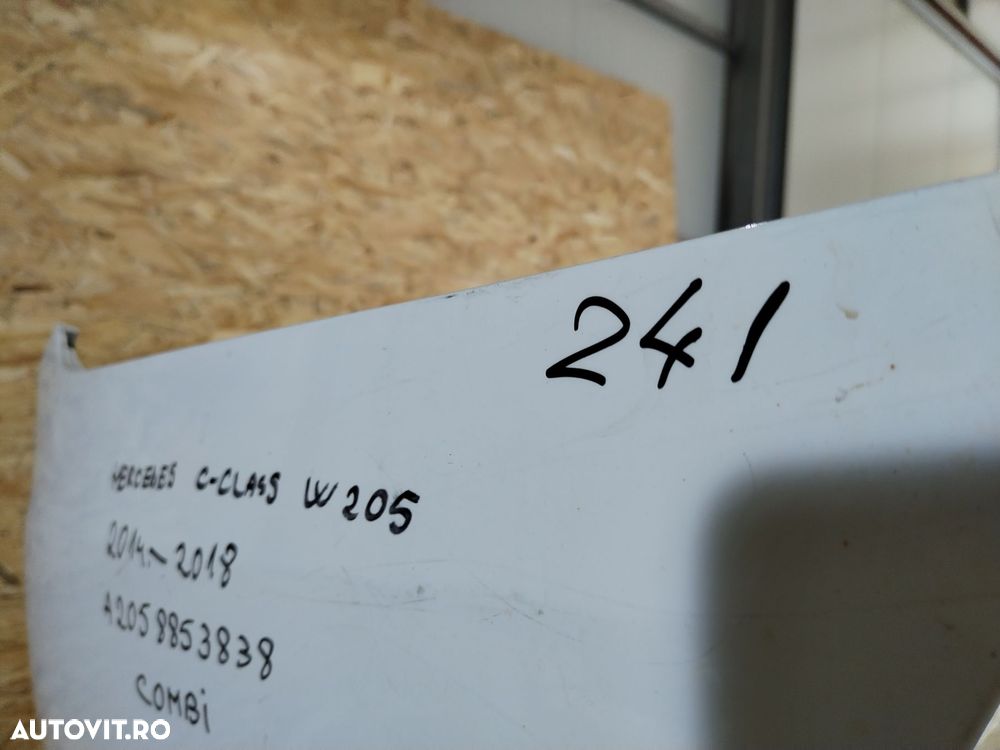 Bara spate Mercedes C-Class W205, combi, 2014, 2015, 2016, 2017, 2018, A2058853838. - 12