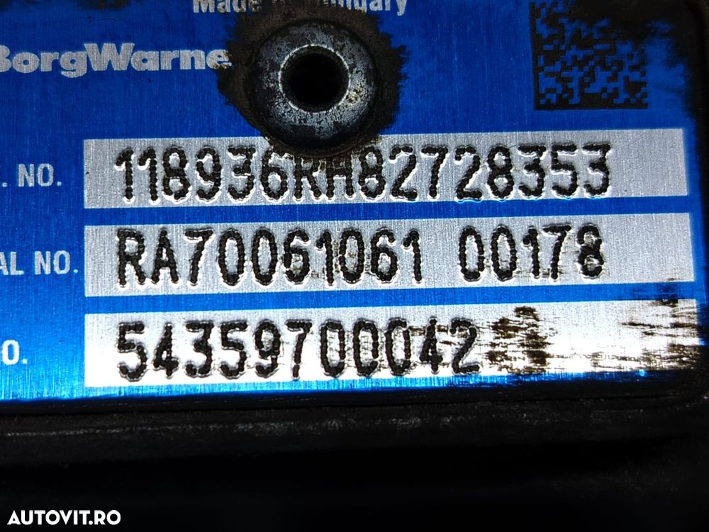 Turbo turbina 1.5 dci k9k 118936r h82728353 Dacia Duster 1 [2010 - 20 - 3