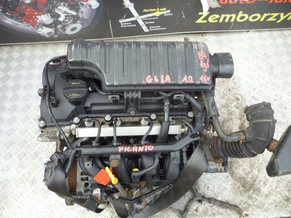 SILNIK KIA HYUNDAI PICANTO 1.2 16V G4LA 84 TYS ZMIENNE FAZY - 2