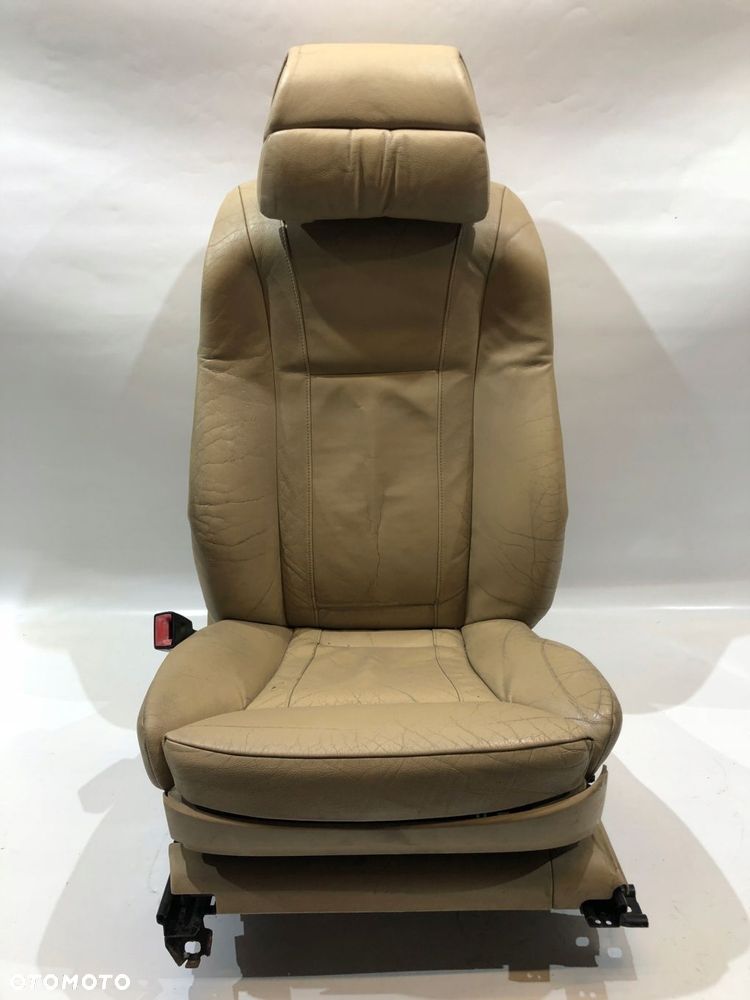 bmw 7 e65 fotel kierowcy beżowy elektryczny europa - 1