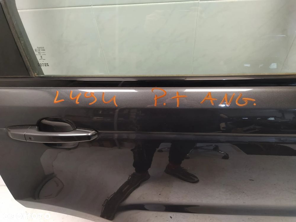RANGE ROVER SPORT L494 DRZWI PRAWY TYŁ TYLNE SZYBA LOGOWANA KLAMKA KOLOR CORRIS GREY UK ORYGINAŁ - 10