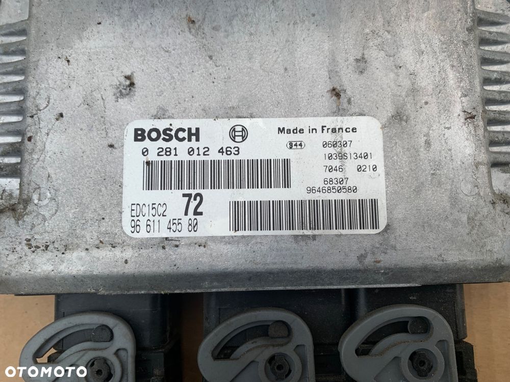 9661145580 sterownik silnika peugeot 807 citroen c8 - 2