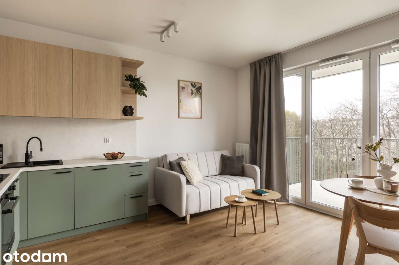 NOWE | 2-POKOJE | DUŻY BALKON | ŚWIEŻO WYKOŃCZONE