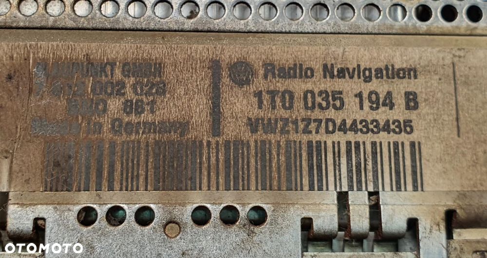 RADIO CD NAWIGACJA VW GOLF V 1T0035194B - 5