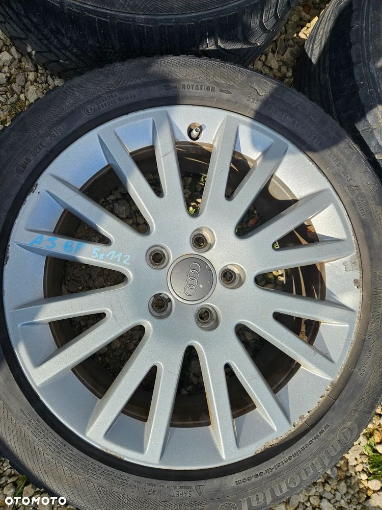 Felga Aluminiowa Audi A3 8P 5x112 7.5JX17 cali ET 56 8P0601025BF Koło Zapasowe - 6