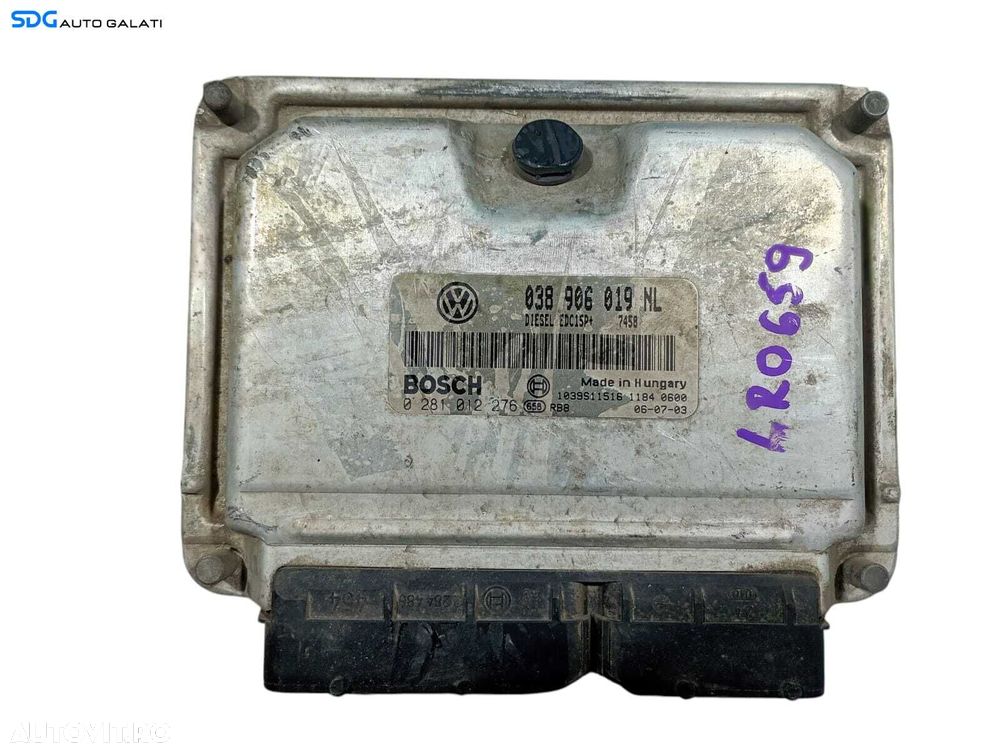 Kit Pornire ECU Calculator Motor Ceas Ceasuri Bord Chei Cheie CIP Imobilizator Seat Ibiza 1.9 TDI 2002 - 2008 Cod 038906019NL 0281012276 [LR0659] [LR0660] - 7