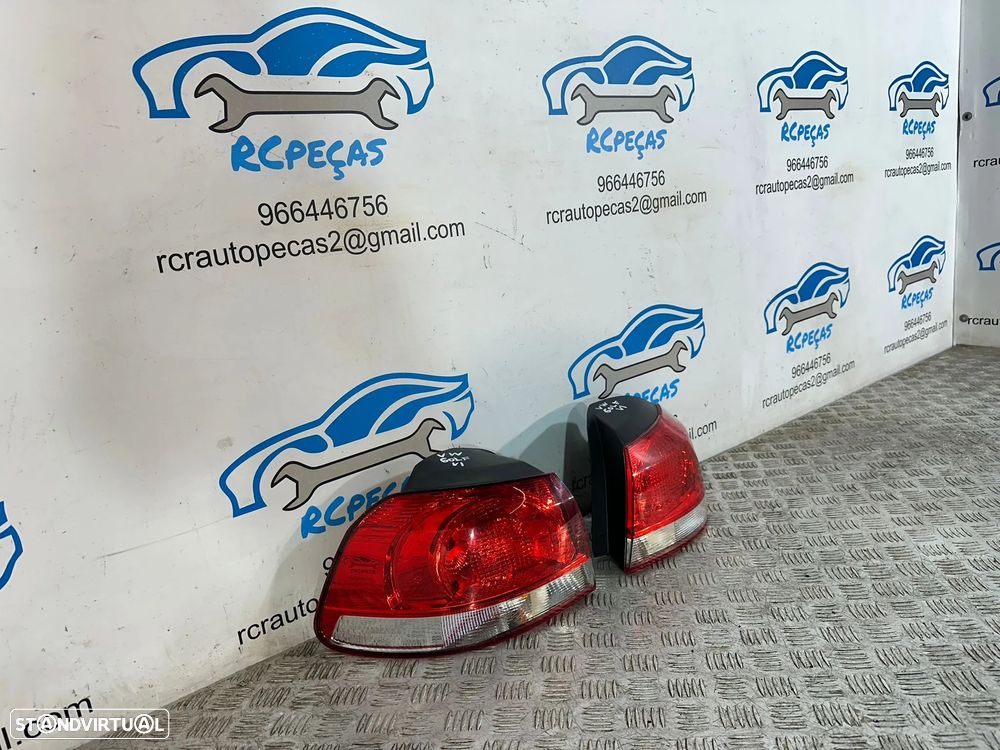 .Conjunto Farolins Tras Traseiros Esquerdo Direito Originais VW VOLKSWAGEN GOLF VI 6 MK6 - 3