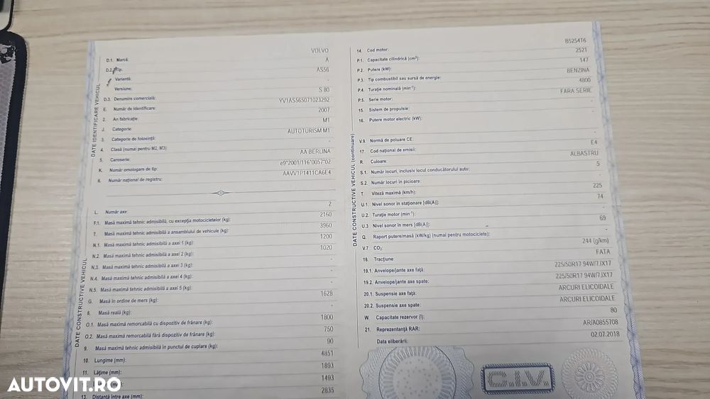 Volvo S80 2.5T Summum Geartronic - 14