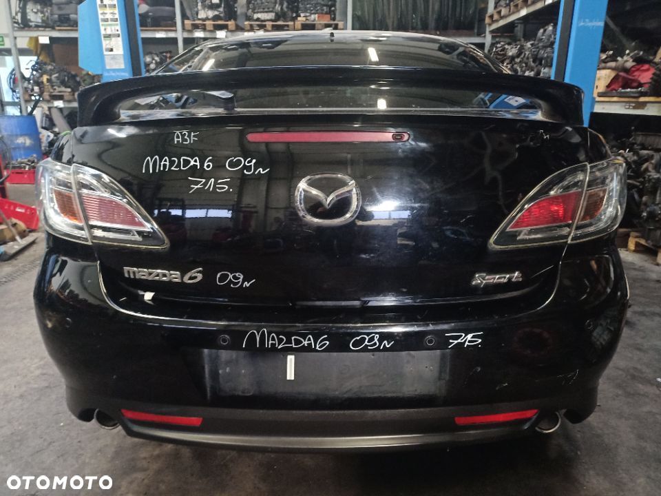 Klapa Tylna Tył Bagażnika Mazda 6 II GH Sport 09r Spoiler A3F - 5