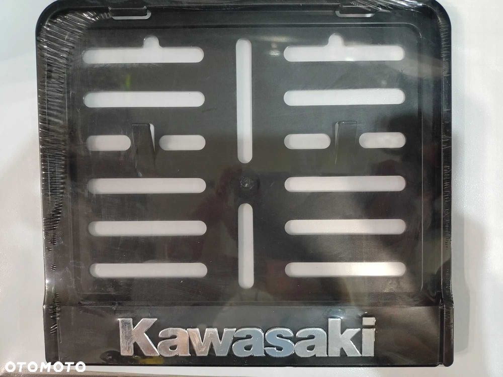 Motocyklowa Ramka do tablicy rejestracyjnej  3D KAWASAKI#**