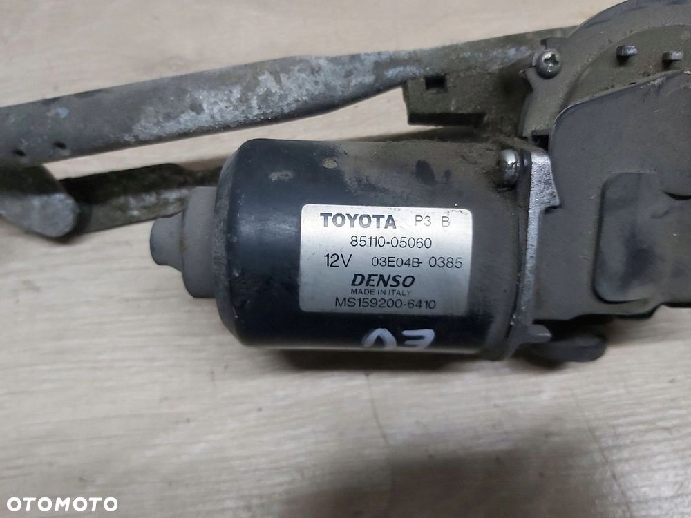 TOYOTA Avensis T25 03-08r silniczek mechanizm wycieraczek przód 85110-05060 - 4