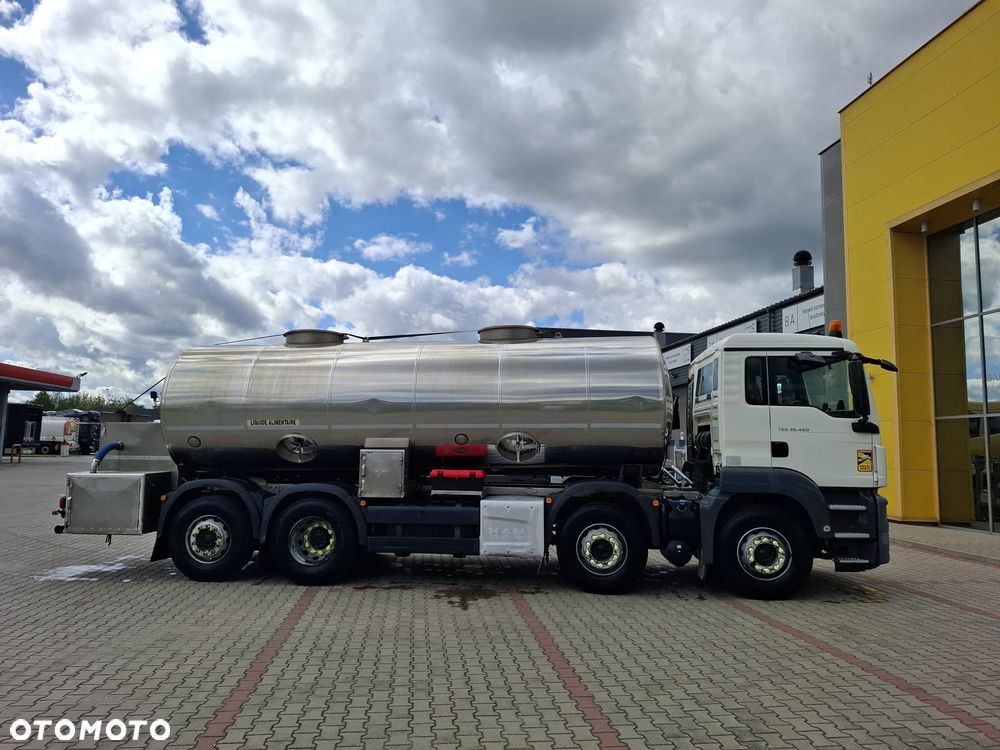 MAN TGS 35.460 8x4 Cysterna dowóz wody asenizacja pompa - 4