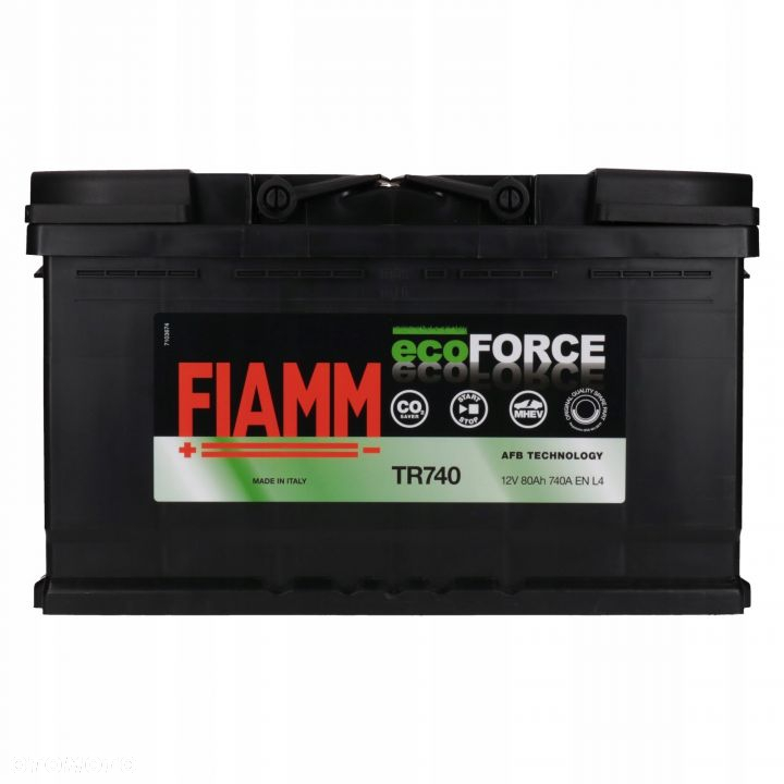Akumulator Fiamm EcoForce AFB TR740 12V 80Ah 740A - 3