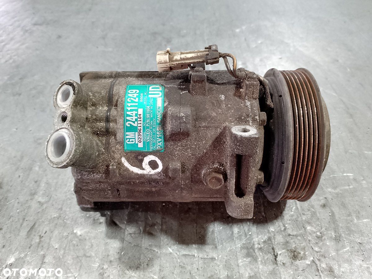 POMPA, SPRĘŻARKA KLIMATYZACJI OPEL VECTRA C 24411249 PXV16 2.0 DTL - 1
