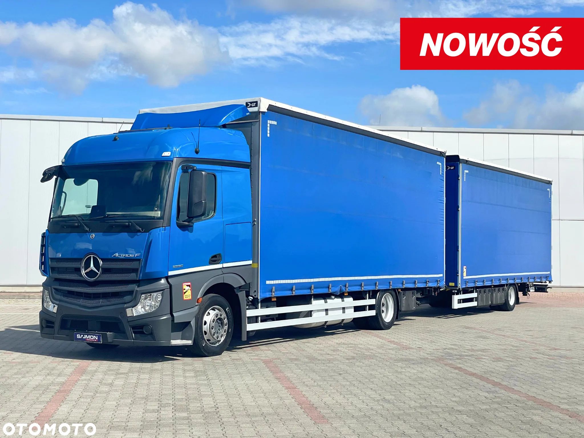Mercedes-Benz ACTROS F 1836 / ZESTAW TANDEM 120 M3 / PRZEJAZDOWY / 7,75 M + 7,75 M / SALON PL - 1