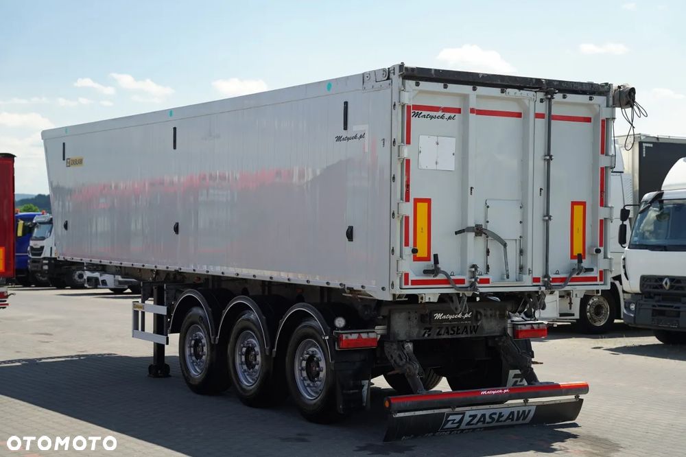 Zaslaw WYWROTKA 43 M3  / ALUMINIOWA / OŚ PODNOSZONA / OSIE SAF / - 6