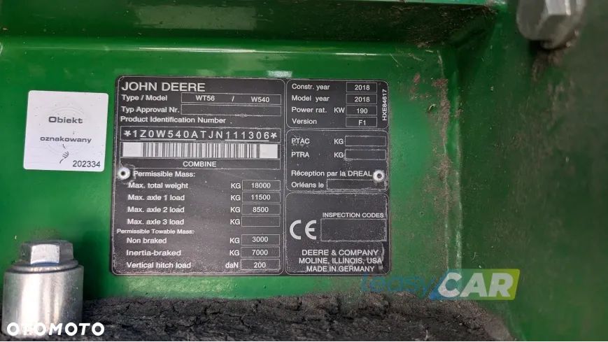 John Deere W540 - 10