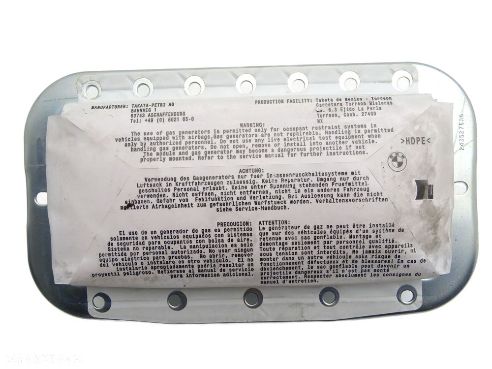 Poduszka airbag pasażera powietrzna 2435424 bmw x3 f25 - 1