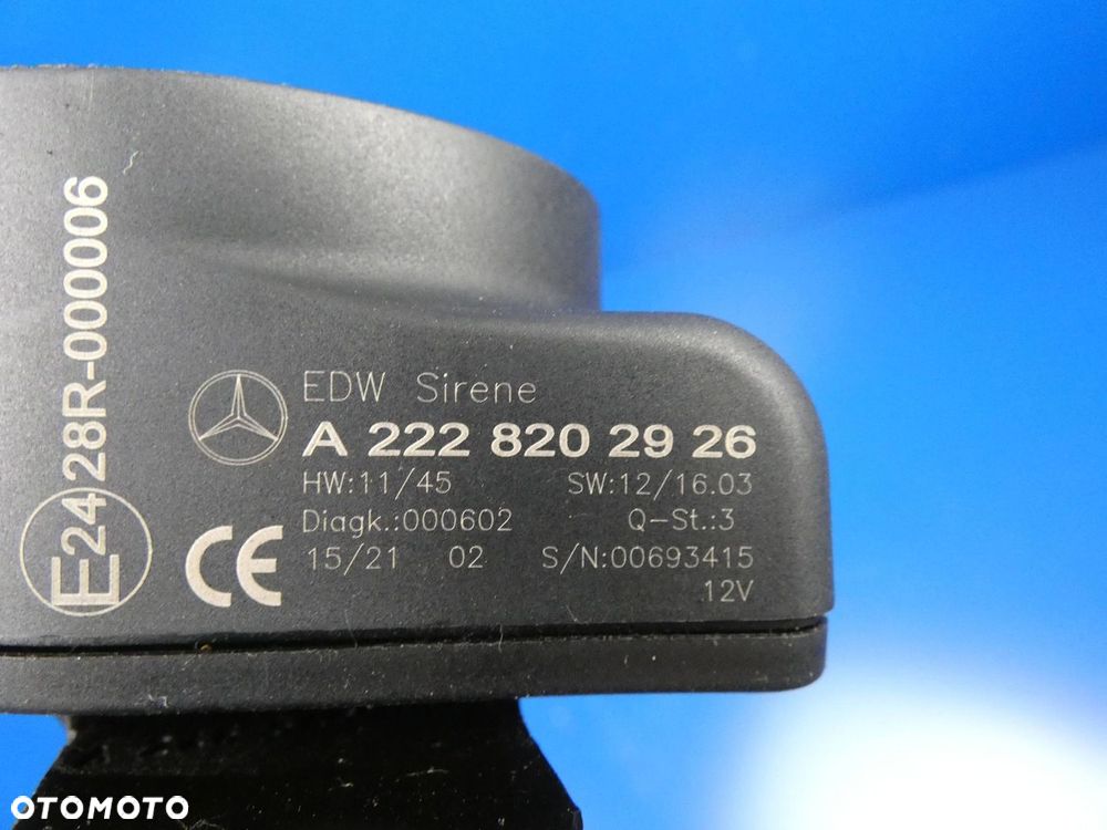 MERCEDES GLA W156 W176 W246 W117 SYRENA SYGNAŁ ALARMU - 3