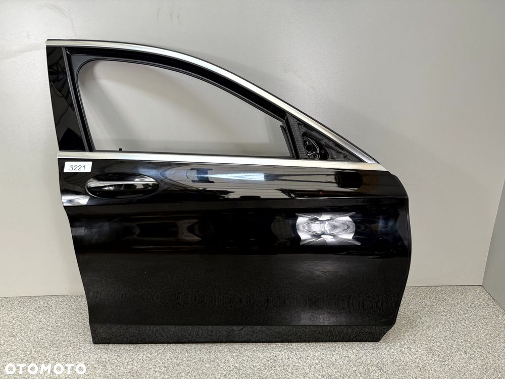 MERCEDES C Klasa W205 205 DRZWI PRAWE PRZEDNIE  197 CZARNY - 1