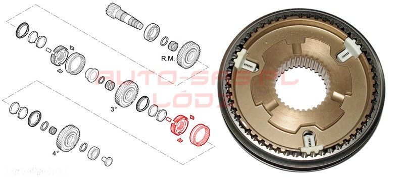PRZESUWKA 3 4 BIEGU DUCATO JUMPER BOXER 06- - 1