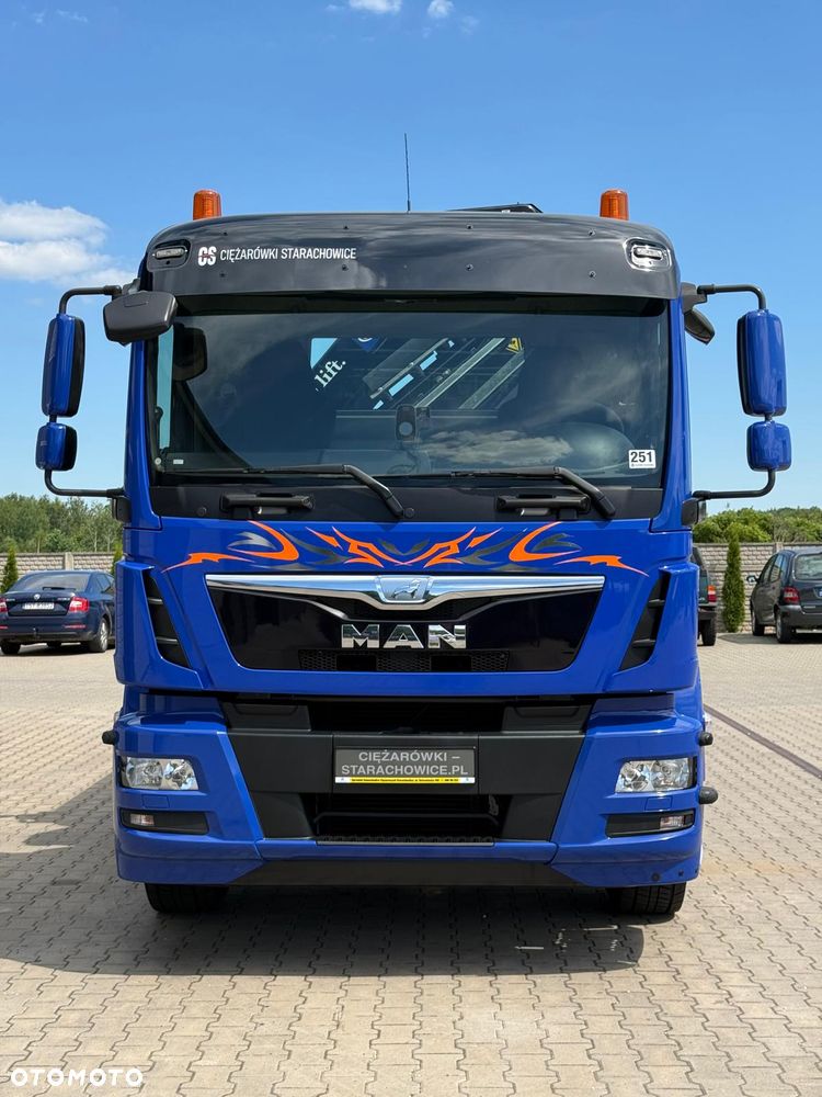 MAN TGM TGL TGS 18.250 // E6 // wywrotka + HDS HMF z pilotem // 4x2 // budowlanka // kiper wywrot żuraw dzwig kran crane - 26