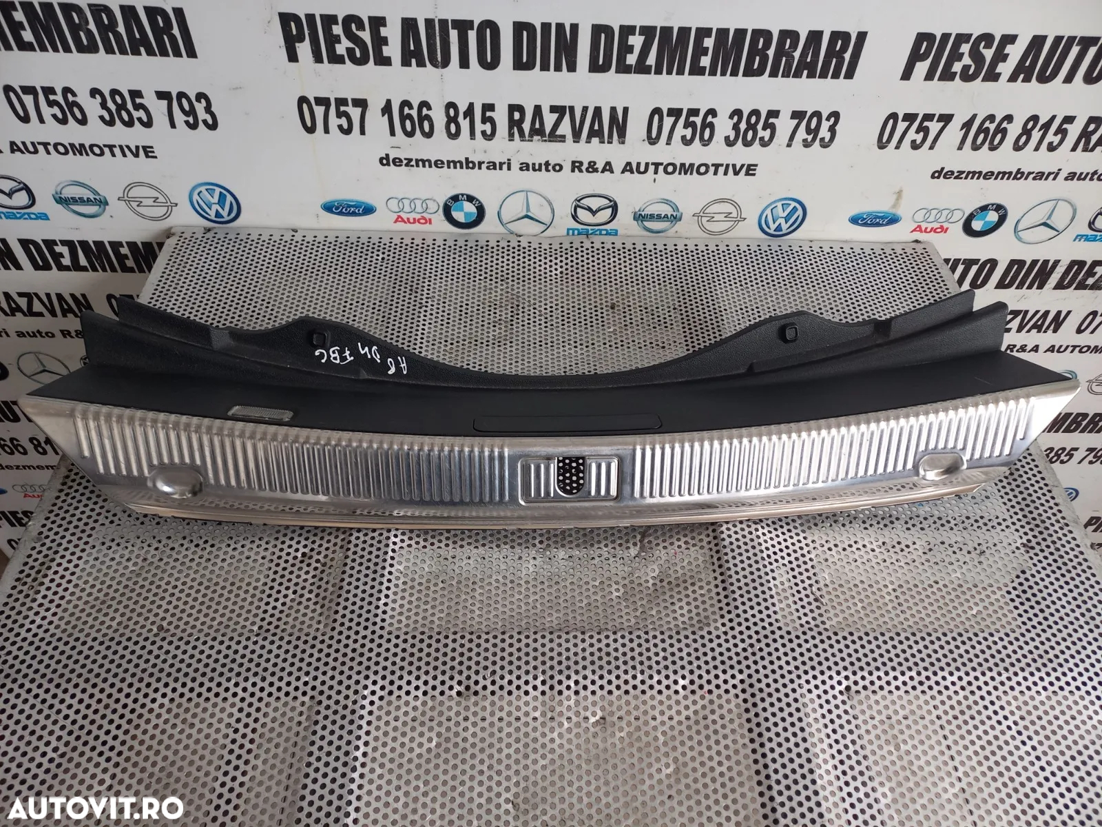 Ornament Crom Nichel Fusta Spate Portbagaj Audi A8 4H D4 An 2010-2011-2012-2013-2014-2015-2016-2017 - 4
