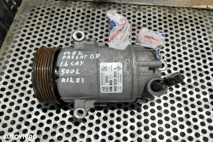 Compresor AC 5K0820803A 5K0820803A Volkswagen VW Passat B7 [2010 - 20 - 3