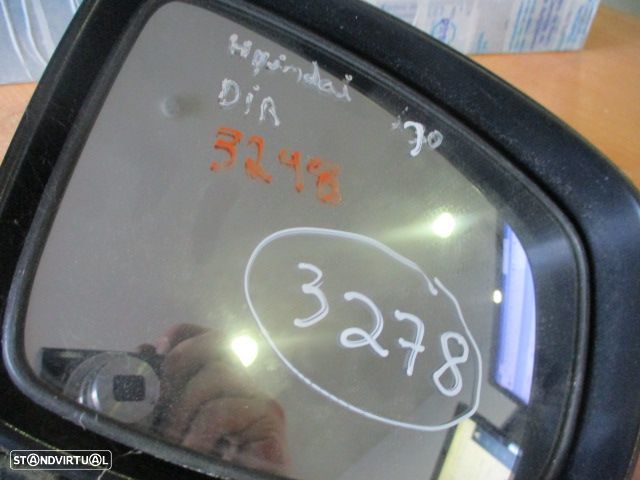 Espelho 50051002 HYUNDAI I10 Fase 1 2009 1.2I 80CV 5P VERMELHO DRT PRETO MANUAL - 3