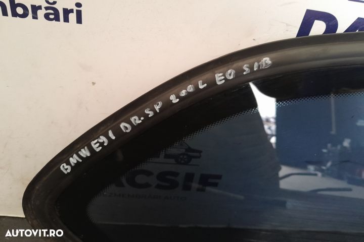 Geam usa spate dreapta 43R-001582 43R-001582 BMW Seria 3 E90/E91/E92/ - 2