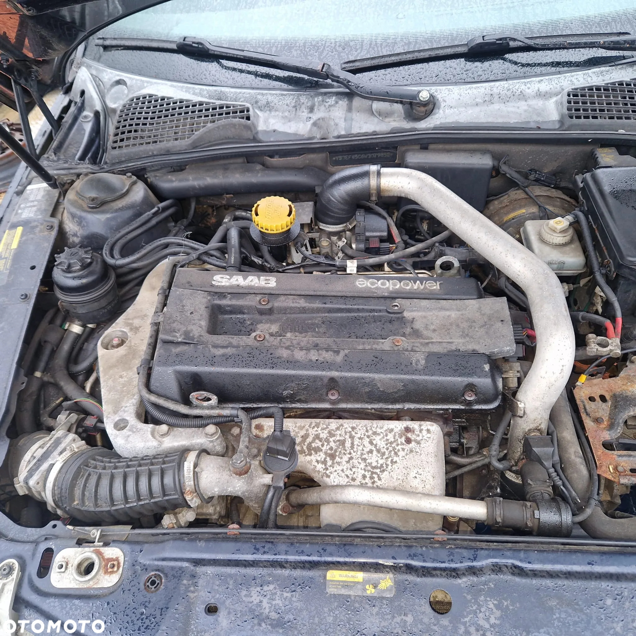 Saab 9-5 1997/09-2009/12 2.0 t (B205E) 1985ccm 150KM/110kW 257 drzwi maska zderzak na części - 2