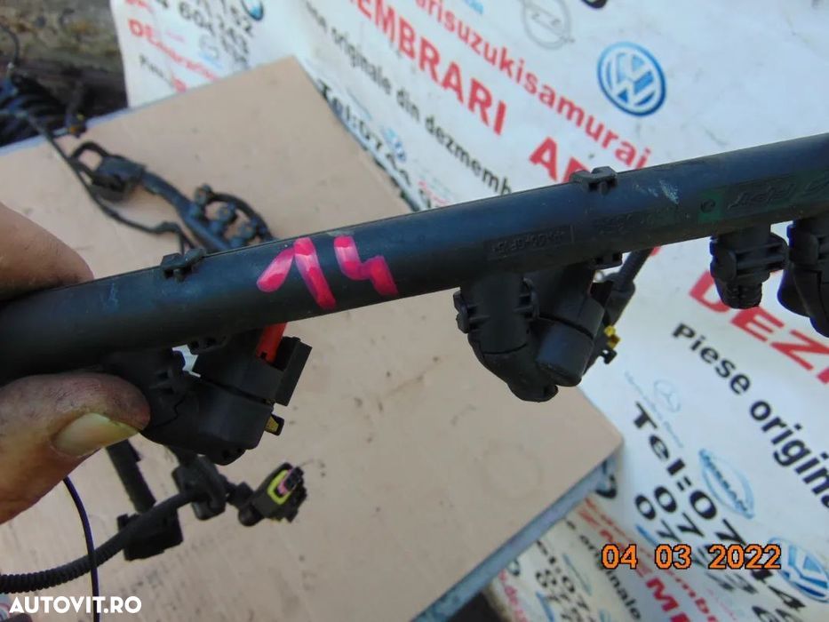 Rampa cu injectoare Fiat 1.4 benzina fiat 500 500c 500l 500x tipo dobl - 1