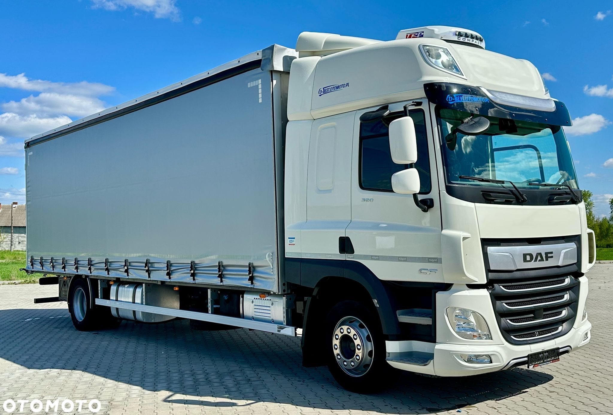 DAF CF 320 / FIRANKA / 21 EUROPALET / SYPIALKA / AUTOMAT / KLIMA POSTOJOWA / 2021 ROK - 1