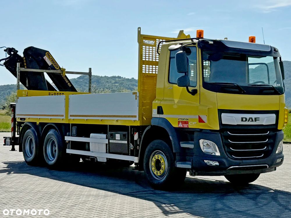 DAF CF 450 * PLATFORMA 6,40 m + PK 22002 - EH D + PILOT * STAN BDB / 6x4 - 3