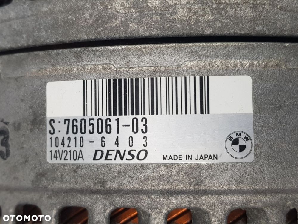 Alternator BMW F10 F30 N20 N20B20B 2.0i benzyna 7605061 - 8