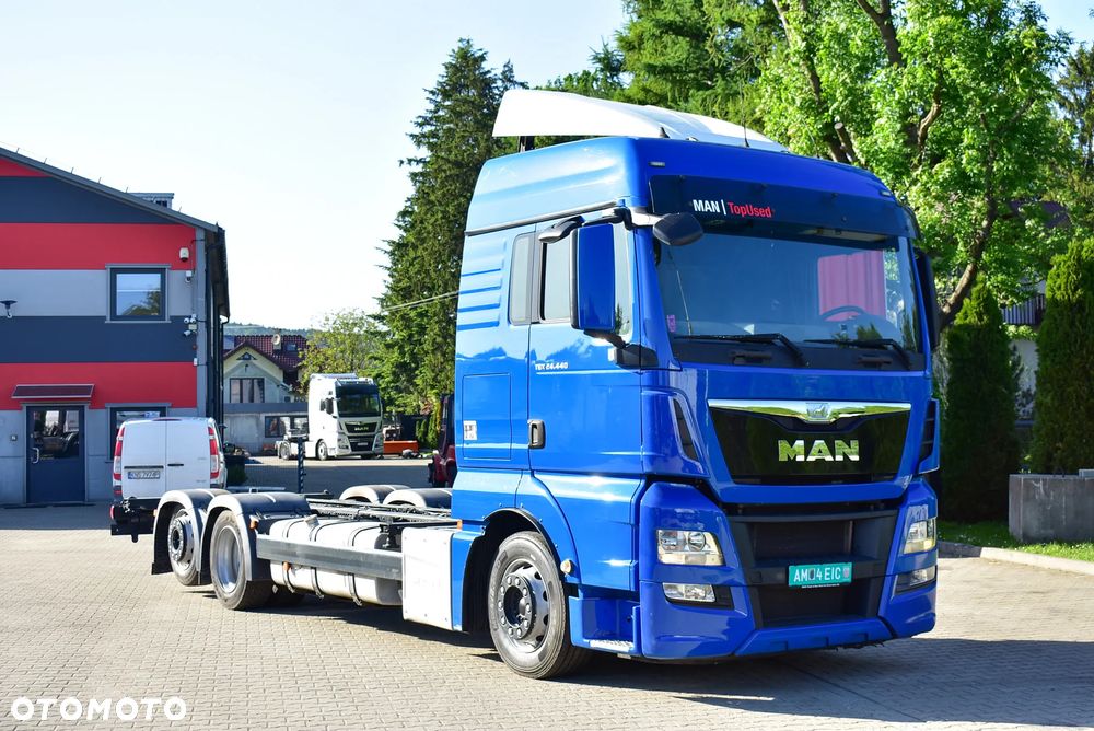 MAN TGX 26.440 6x2-2 LLU Rama do zabudowy 7.40 m./ BDF/ Jumbo/  XLX/ Intarder/ Pomoc drogowa/ Autolaweta/ Laweta/ Podwozie/ Sprowadzony ! - 7