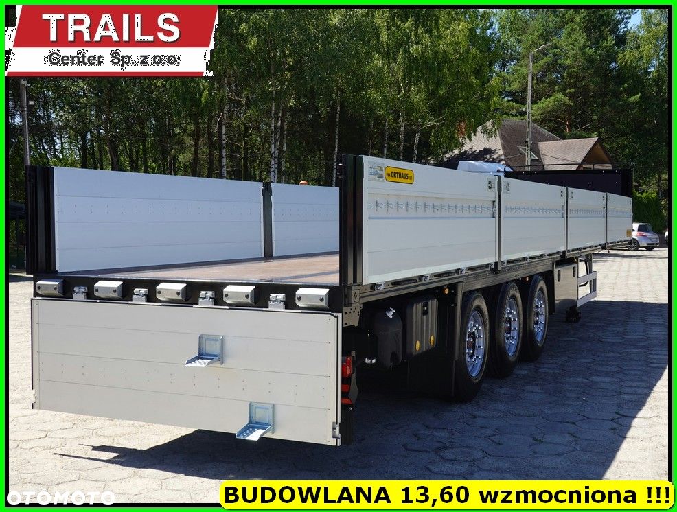 Orthaus Pokład 13,60 m, MOCNA KRATOWNICA, burty aluminiowe !!! - 7