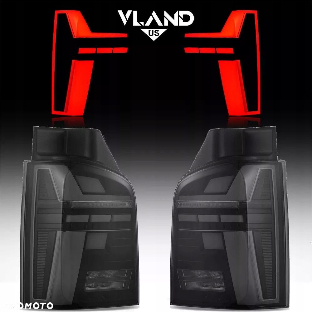 Lampy tyl Vland Led Tuning Vw T6 1 Transporter Multivan Caravelle 7e 15-24 - 2