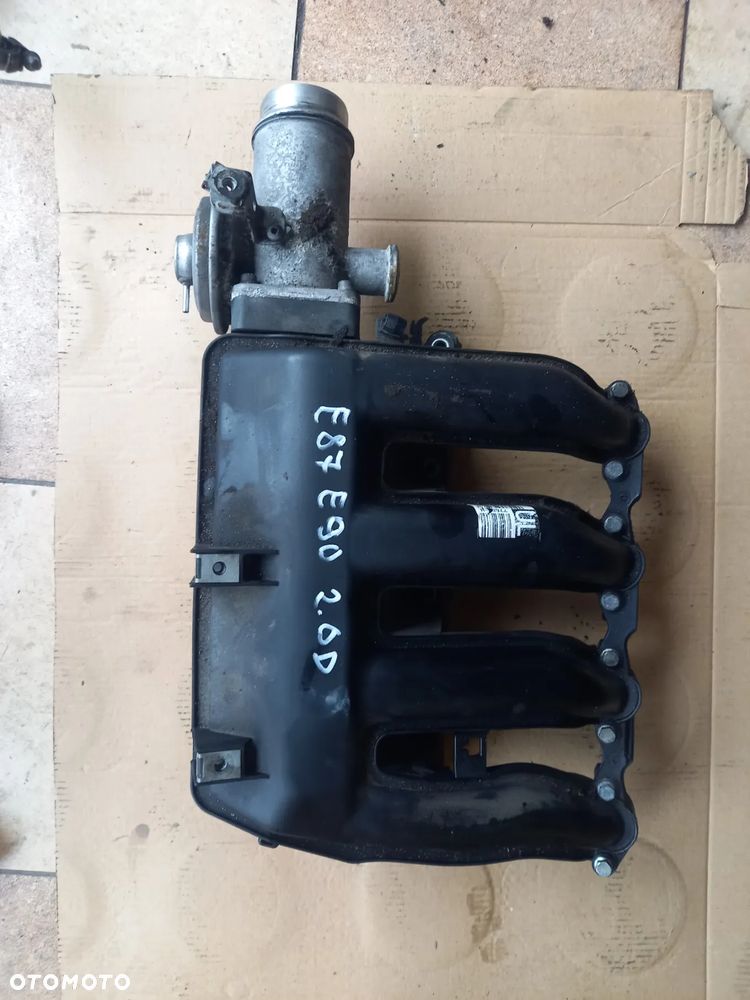 BMW E87 E90 2.0D M47 KOLEKTOR SSACY ZAWOR EGR WAWA