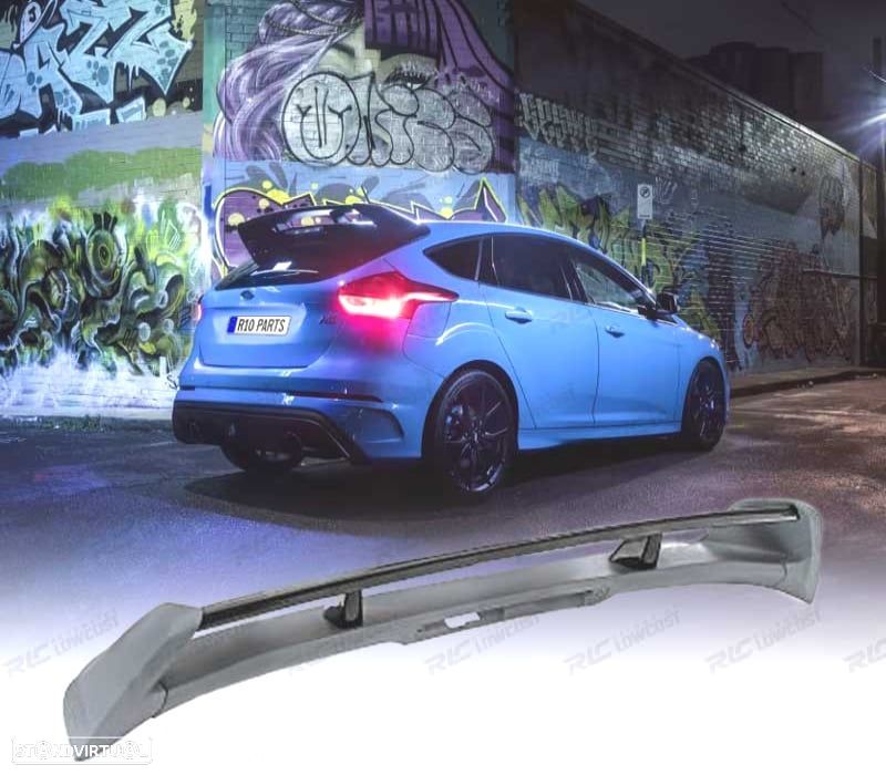 AILERON TRASEIRO FORD FOCUS MK3 HATCHBACK 14-17 LOOK RS - 1